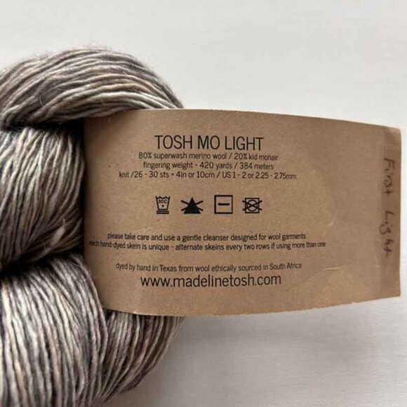 Madeline Tosh Mo Light, Color First Light - Picture 3 of 4